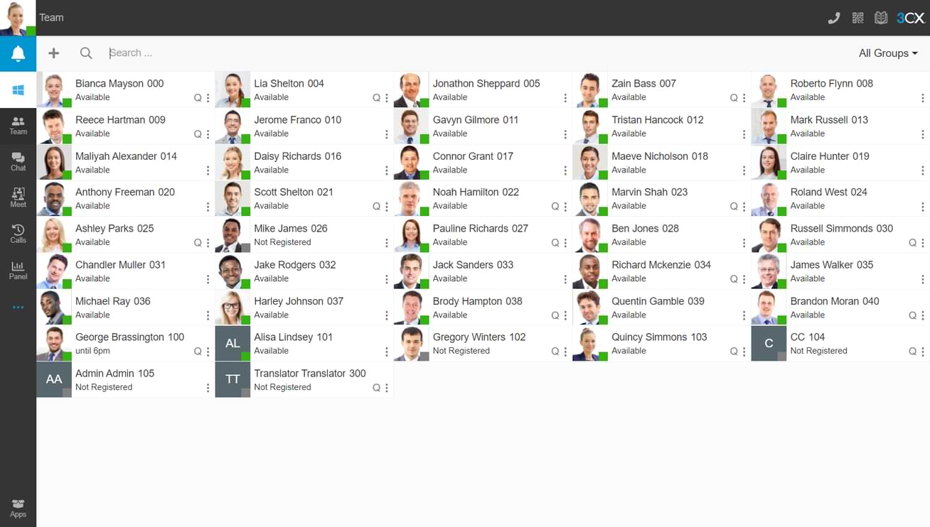 3CX Team Interface